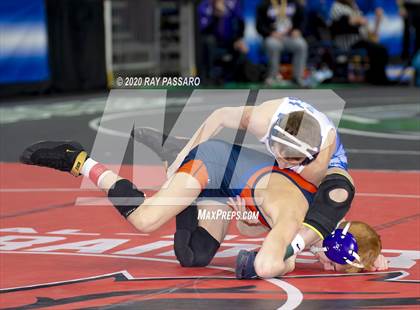 Thumbnail 3 in NYSPHSAA Wrestling Championships - Pigtails and Preliminaries photogallery.