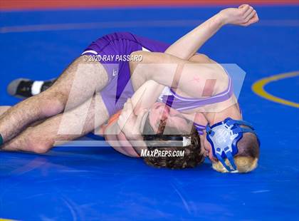 Thumbnail 3 in NYSPHSAA Wrestling Championships - Pigtails and Preliminaries photogallery.