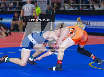 Thumbnail 1 in NYSPHSAA Wrestling Championships - Pigtails and Preliminaries photogallery.