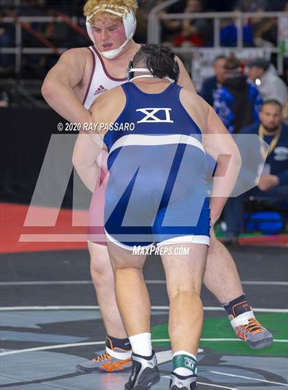 Thumbnail 3 in NYSPHSAA Wrestling Championships - Pigtails and Preliminaries photogallery.