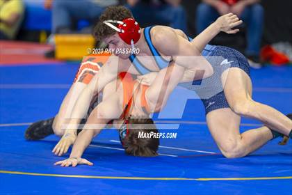 Thumbnail 3 in NYSPHSAA Wrestling Championships - Pigtails and Preliminaries photogallery.