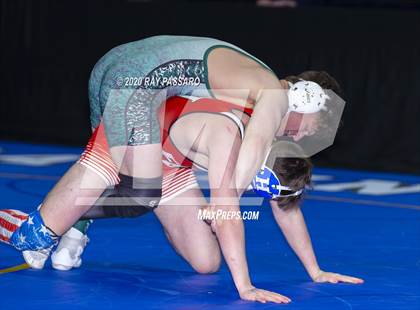 Thumbnail 3 in NYSPHSAA Wrestling Championships - Pigtails and Preliminaries photogallery.