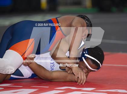 Thumbnail 2 in NYSPHSAA Wrestling Championships - Pigtails and Preliminaries photogallery.