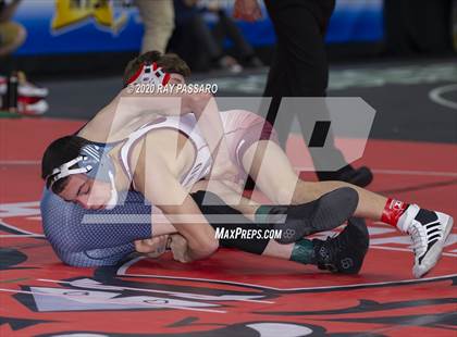 Thumbnail 2 in NYSPHSAA Wrestling Championships - Pigtails and Preliminaries photogallery.