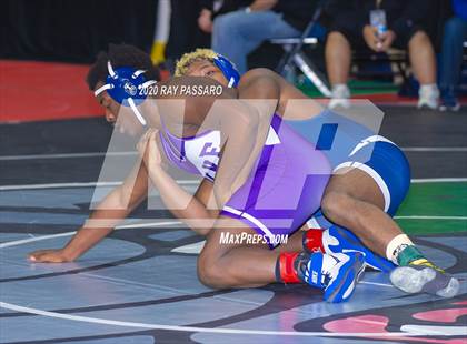 Thumbnail 2 in NYSPHSAA Wrestling Championships - Pigtails and Preliminaries photogallery.