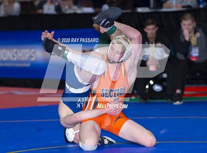 Thumbnail 1 in NYSPHSAA Wrestling Championships - Pigtails and Preliminaries photogallery.