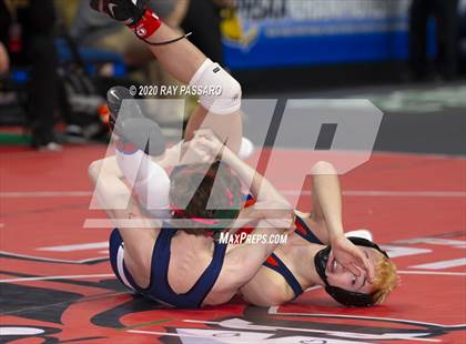 Thumbnail 1 in NYSPHSAA Wrestling Championships - Pigtails and Preliminaries photogallery.
