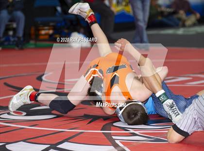 Thumbnail 2 in NYSPHSAA Wrestling Championships - Pigtails and Preliminaries photogallery.