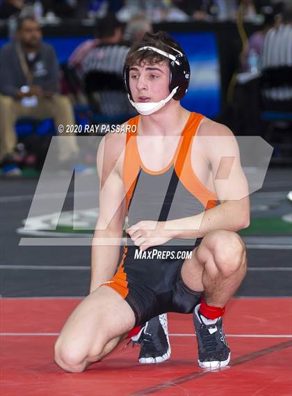 Thumbnail 3 in NYSPHSAA Wrestling Championships - Pigtails and Preliminaries photogallery.