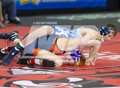 Thumbnail 2 in NYSPHSAA Wrestling Championships - Pigtails and Preliminaries photogallery.