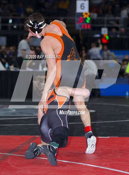 Thumbnail 3 in NYSPHSAA Wrestling Championships - Pigtails and Preliminaries photogallery.