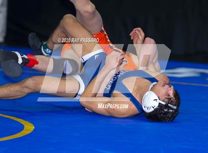 Thumbnail 2 in NYSPHSAA Wrestling Championships - Pigtails and Preliminaries photogallery.