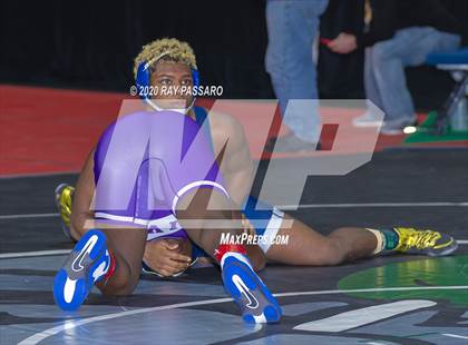 Thumbnail 1 in NYSPHSAA Wrestling Championships - Pigtails and Preliminaries photogallery.