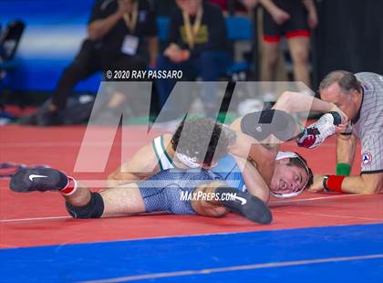 Thumbnail 1 in NYSPHSAA Wrestling Championships - Pigtails and Preliminaries photogallery.