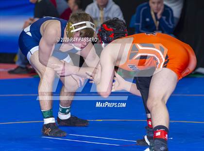 Thumbnail 3 in NYSPHSAA Wrestling Championships - Pigtails and Preliminaries photogallery.