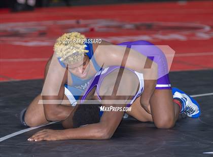 Thumbnail 1 in NYSPHSAA Wrestling Championships - Pigtails and Preliminaries photogallery.
