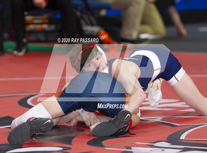 Thumbnail 2 in NYSPHSAA Wrestling Championships - Pigtails and Preliminaries photogallery.