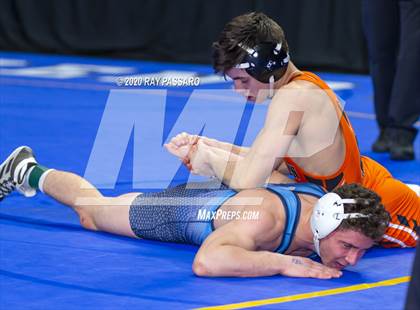 Thumbnail 2 in NYSPHSAA Wrestling Championships - Pigtails and Preliminaries photogallery.