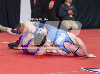 Thumbnail 3 in NYSPHSAA Wrestling Championships - Pigtails and Preliminaries photogallery.