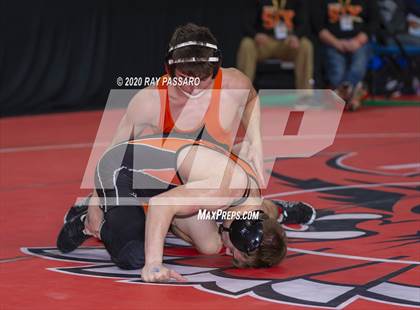 Thumbnail 3 in NYSPHSAA Wrestling Championships - Pigtails and Preliminaries photogallery.