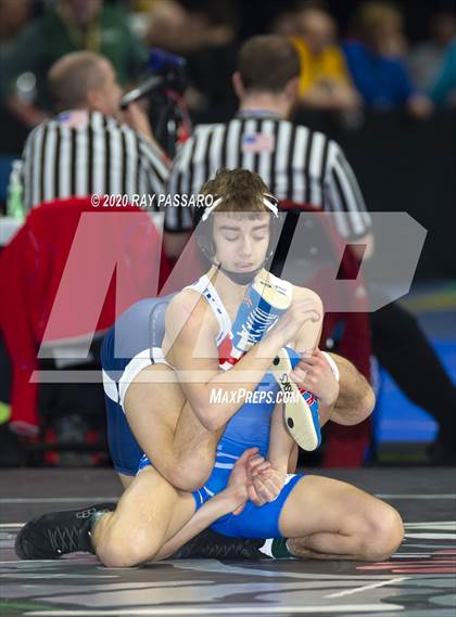 Thumbnail 3 in NYSPHSAA Wrestling Championships - Pigtails and Preliminaries photogallery.