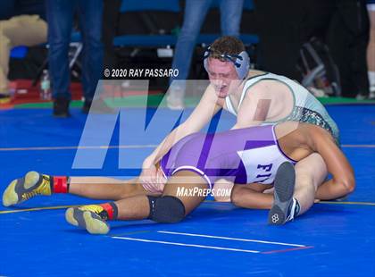 Thumbnail 3 in NYSPHSAA Wrestling Championships - Pigtails and Preliminaries photogallery.