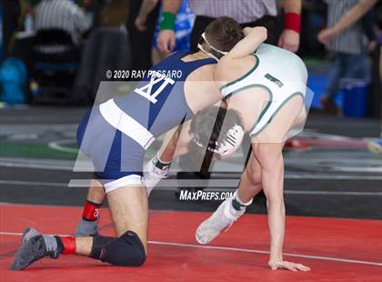 Thumbnail 3 in NYSPHSAA Wrestling Championships - Pigtails and Preliminaries photogallery.