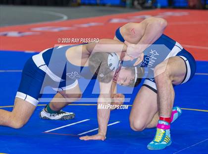 Thumbnail 1 in NYSPHSAA Wrestling Championships - Pigtails and Preliminaries photogallery.
