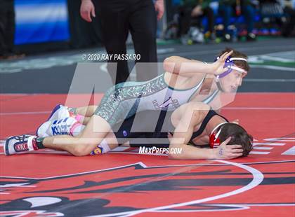 Thumbnail 3 in NYSPHSAA Wrestling Championships - Pigtails and Preliminaries photogallery.