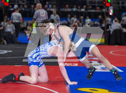 Thumbnail 3 in NYSPHSAA Wrestling Championships - Pigtails and Preliminaries photogallery.