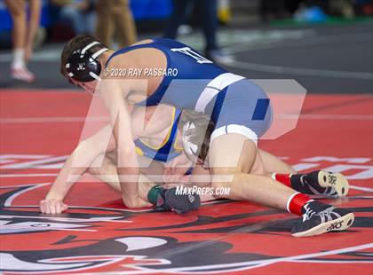 Thumbnail 3 in NYSPHSAA Wrestling Championships - Pigtails and Preliminaries photogallery.