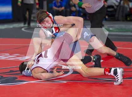 Thumbnail 1 in NYSPHSAA Wrestling Championships - Pigtails and Preliminaries photogallery.