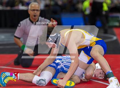 Thumbnail 1 in NYSPHSAA Wrestling Championships - Pigtails and Preliminaries photogallery.