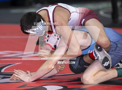 Thumbnail 3 in NYSPHSAA Wrestling Championships - Pigtails and Preliminaries photogallery.