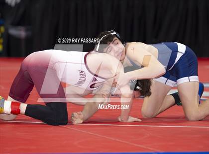 Thumbnail 3 in NYSPHSAA Wrestling Championships - Pigtails and Preliminaries photogallery.