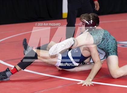 Thumbnail 1 in NYSPHSAA Wrestling Championships - Pigtails and Preliminaries photogallery.