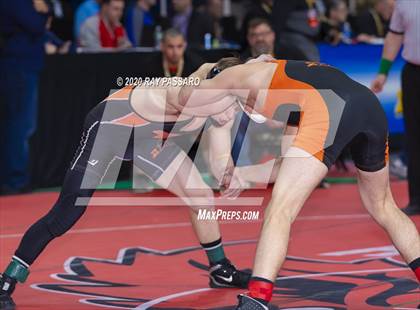 Thumbnail 3 in NYSPHSAA Wrestling Championships - Pigtails and Preliminaries photogallery.