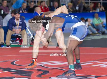 Thumbnail 1 in NYSPHSAA Wrestling Championships - Pigtails and Preliminaries photogallery.