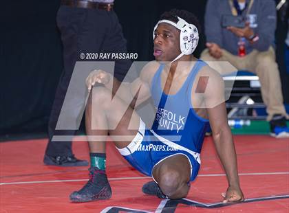Thumbnail 1 in NYSPHSAA Wrestling Championships - Pigtails and Preliminaries photogallery.