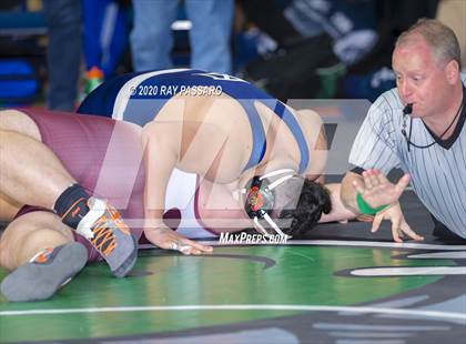 Thumbnail 3 in NYSPHSAA Wrestling Championships - Pigtails and Preliminaries photogallery.