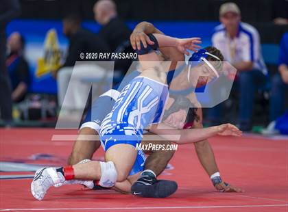 Thumbnail 2 in NYSPHSAA Wrestling Championships - Pigtails and Preliminaries photogallery.