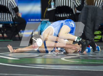 Thumbnail 3 in NYSPHSAA Wrestling Championships - Pigtails and Preliminaries photogallery.