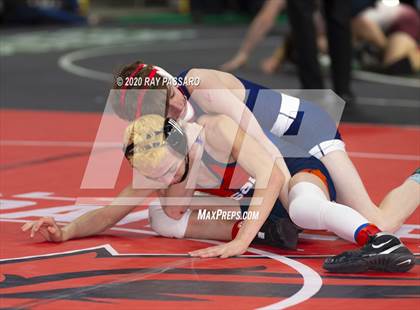 Thumbnail 3 in NYSPHSAA Wrestling Championships - Pigtails and Preliminaries photogallery.