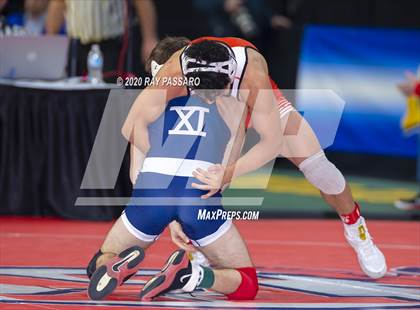 Thumbnail 3 in NYSPHSAA Wrestling Championships - Pigtails and Preliminaries photogallery.