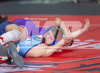 Thumbnail 3 in NYSPHSAA Wrestling Championships - Pigtails and Preliminaries photogallery.