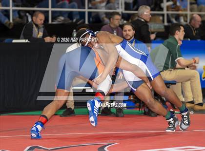 Thumbnail 3 in NYSPHSAA Wrestling Championships - Pigtails and Preliminaries photogallery.