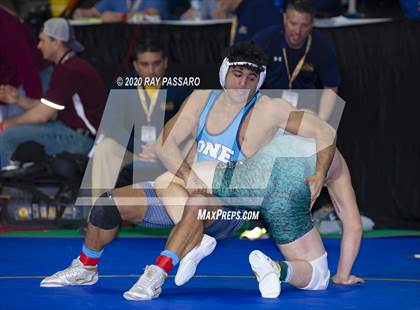 Thumbnail 3 in NYSPHSAA Wrestling Championships - Pigtails and Preliminaries photogallery.