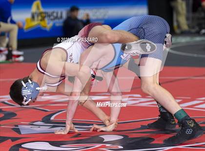 Thumbnail 3 in NYSPHSAA Wrestling Championships - Pigtails and Preliminaries photogallery.