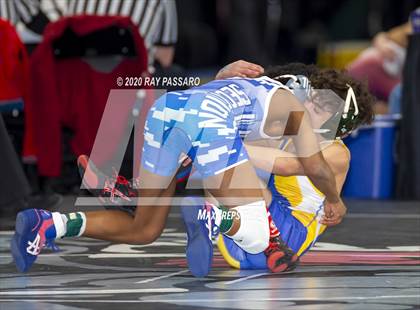 Thumbnail 1 in NYSPHSAA Wrestling Championships - Pigtails and Preliminaries photogallery.