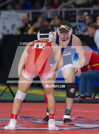 Thumbnail 2 in NYSPHSAA Wrestling Championships - Pigtails and Preliminaries photogallery.